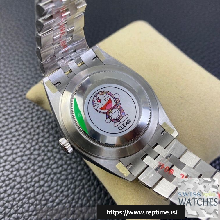 ROLEX DATEJUST GRAY DIAL STAINLESS STEEL 41MM SWISS REPLICA m126334.0024 - view 8