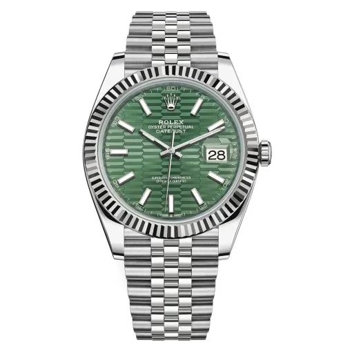 Rolex Datejust 126334 41mm Green Fluted Motif (Jubilee) - view 3