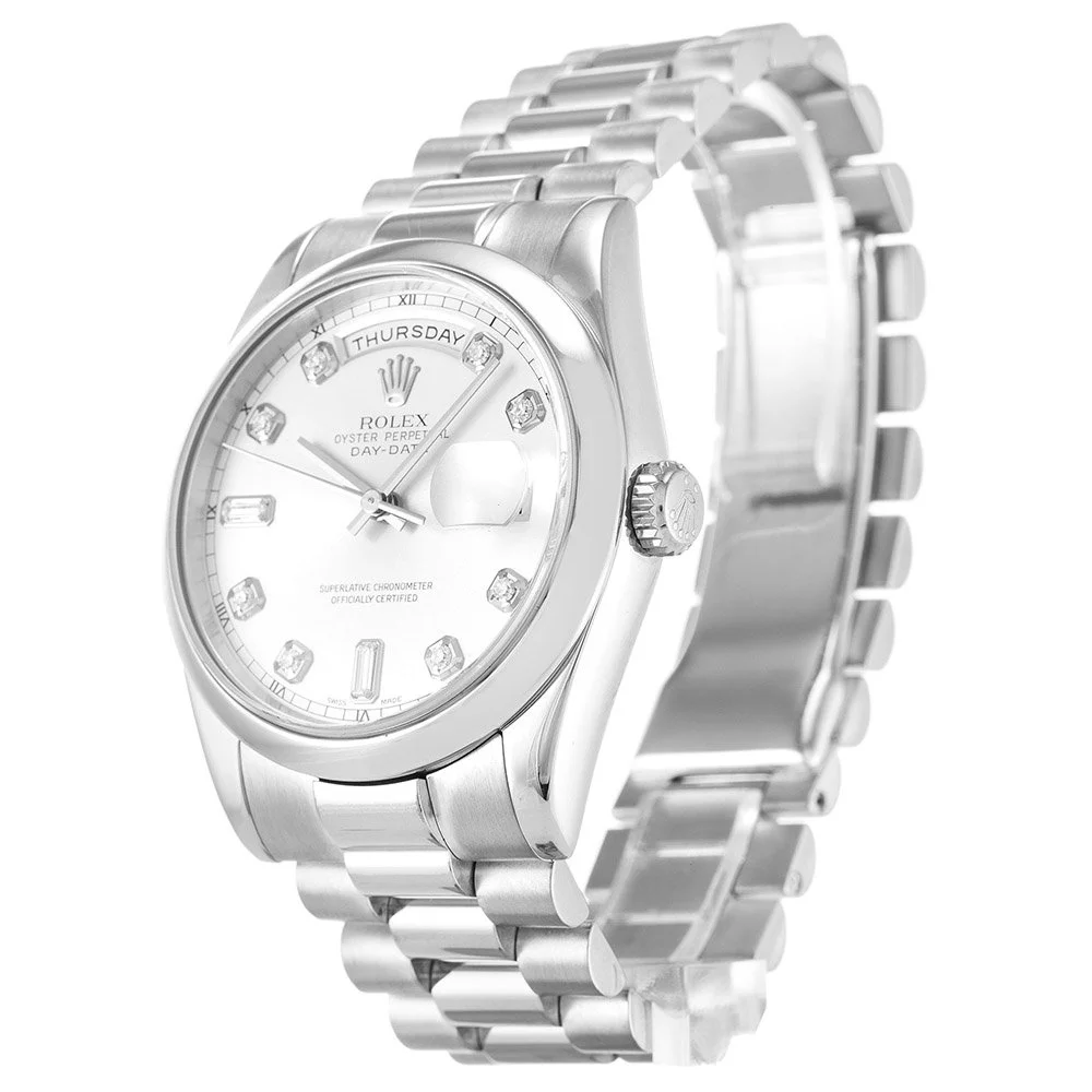 Rolex Day-Date 36mm Silver Dial 118209 - view 4