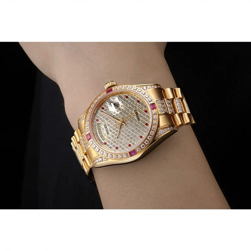 Superclone Rolex Day-Date 37mm Diamond Dial 621614 - view 12
