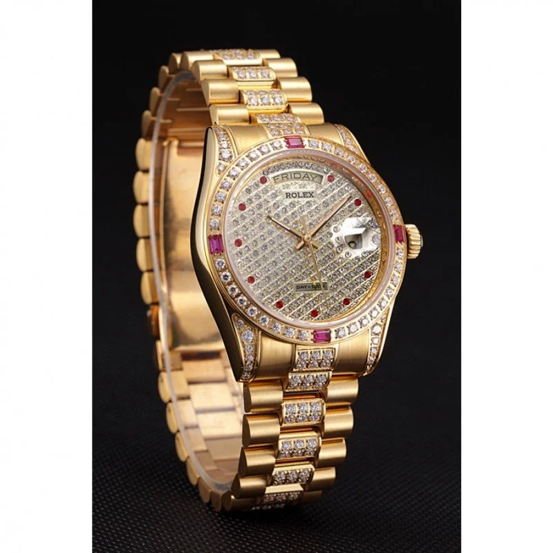 Superclone Rolex Day-Date 37mm Diamond Dial 621614 - view 4