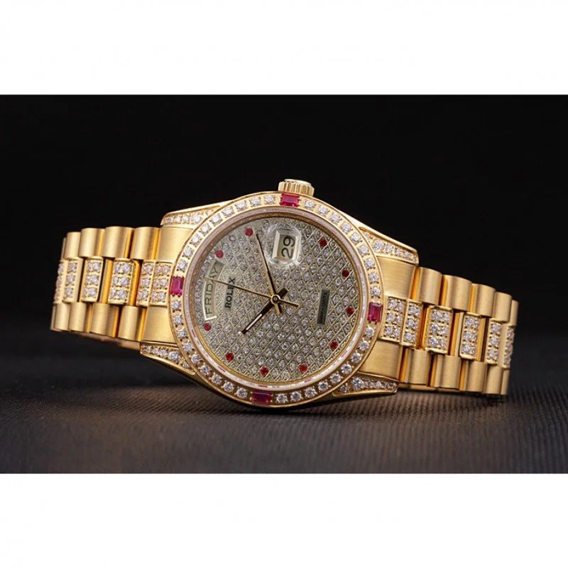 Superclone Rolex Day-Date 37mm Diamond Dial 621614 - view 6