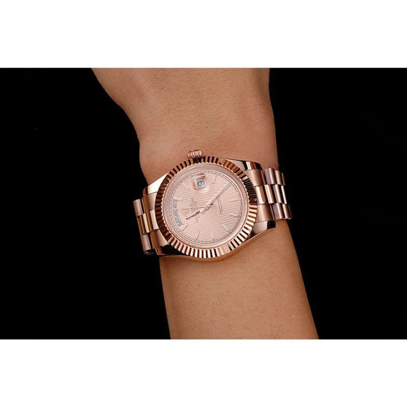 Superclone Rolex Day-Date 40mm Rose-Gold Dial REP016823 - view 11