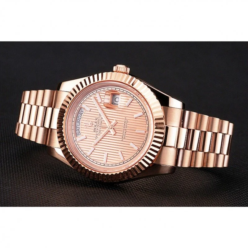 Superclone Rolex Day-Date 40mm Rose-Gold Dial REP016823 - view 5