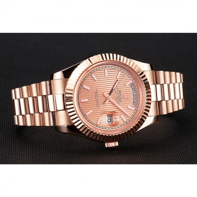 Superclone Rolex Day-Date 40mm Rose-Gold Dial REP016823 - view 6