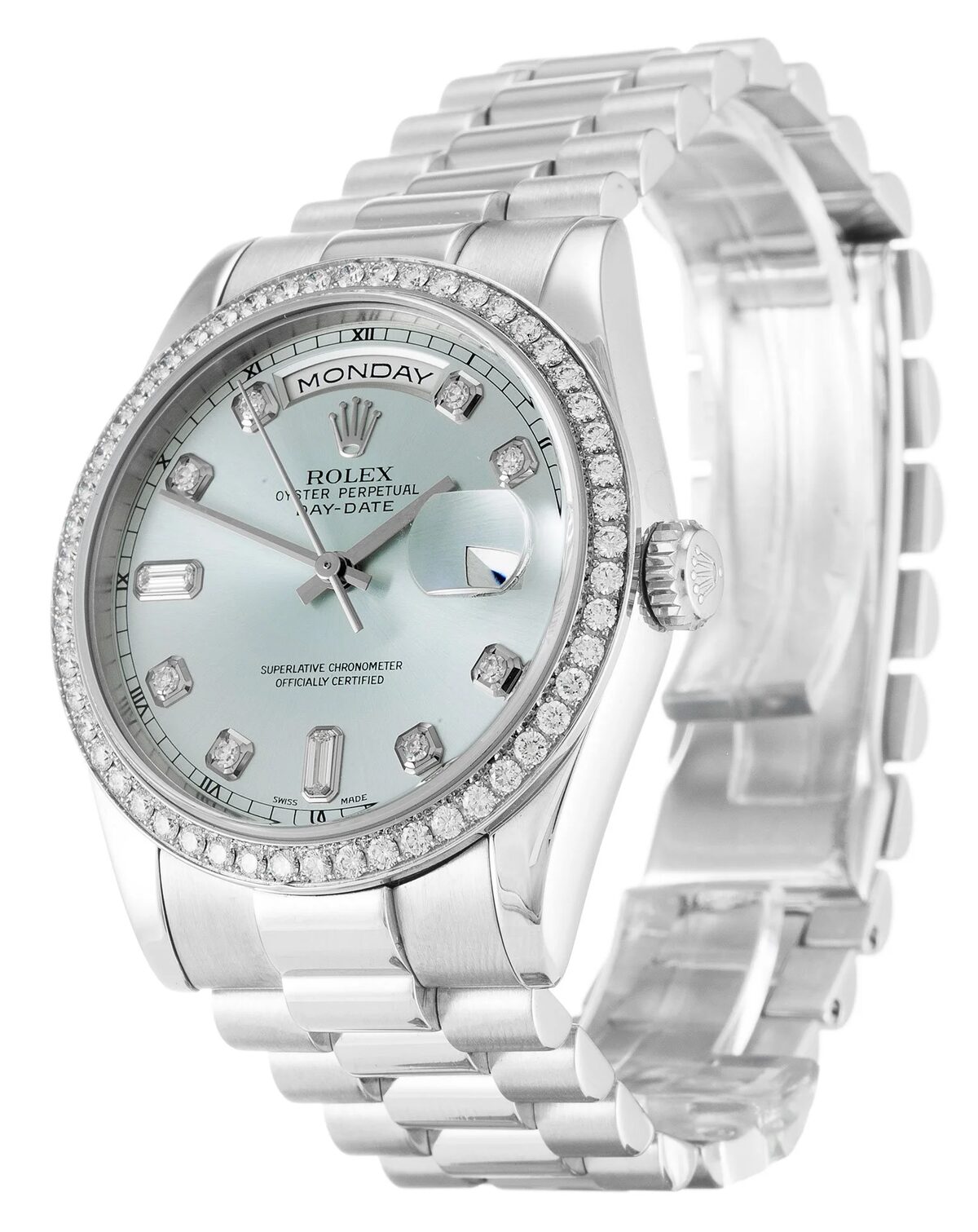 Rolex Day-Date 36mm Blue Dial 118346 - view 3