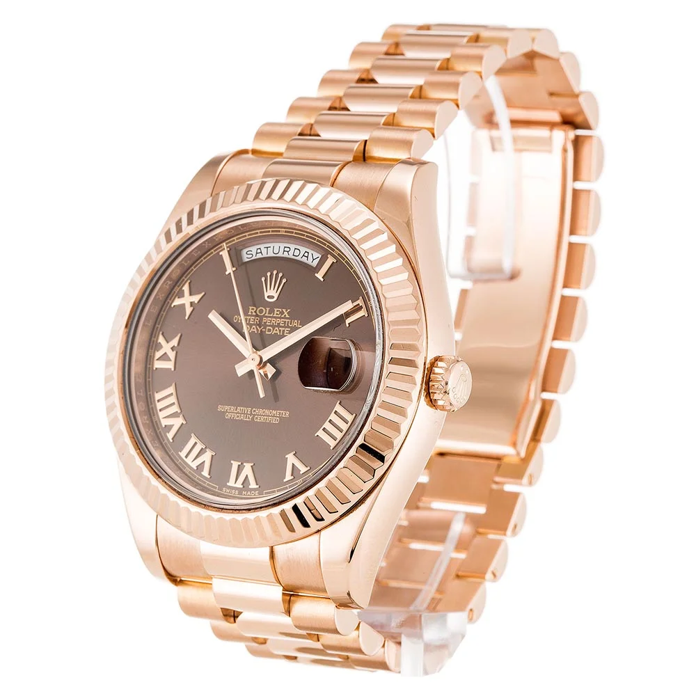 Rolex Day-Date II 40mm Chocolate Dial 218235 - view 3