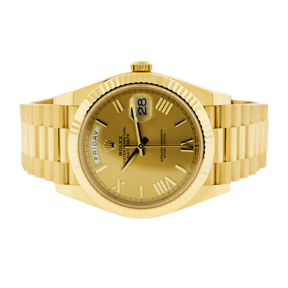 Superclone Rolex Day-Date 40 mm Roman Champagne Dial 228238 - view 4