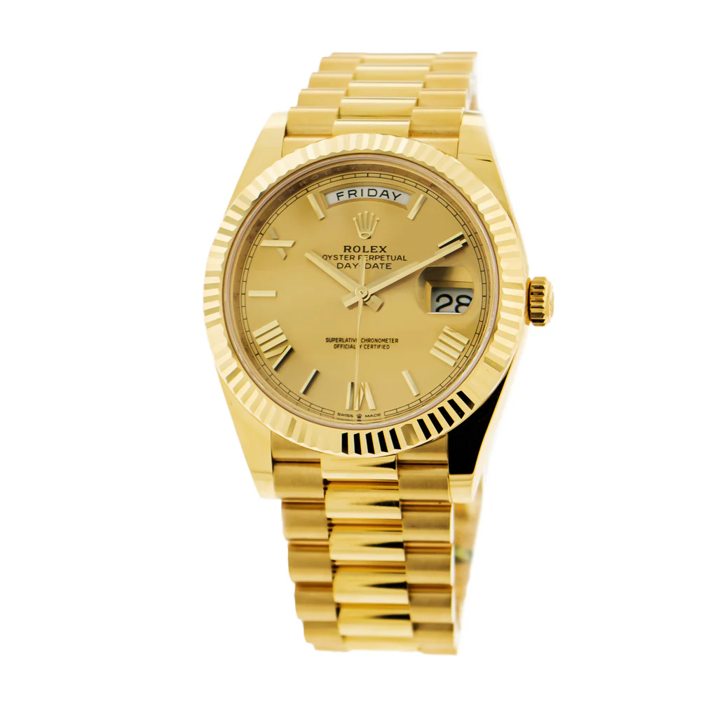 Superclone Rolex Day-Date 40 mm Roman Champagne Dial 228238 - view 5