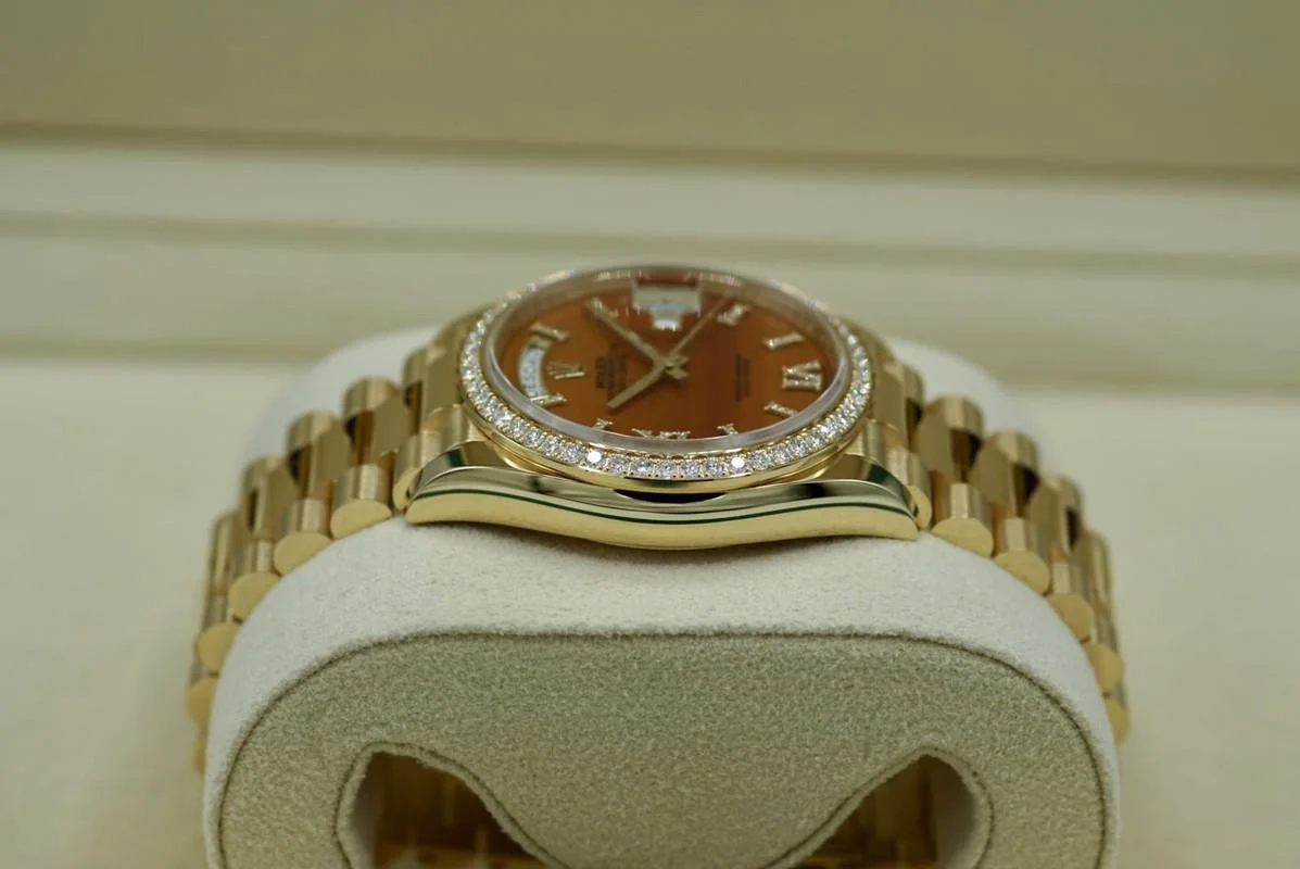 Superclone Rolex Day-Date 36 mm Carnelian Dial 128348RBR - view 4