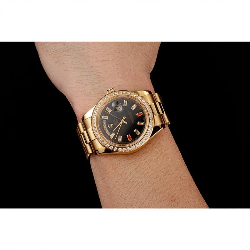 Superclone Rolex Day-Date 36mm Black Dial 1454101 - view 11
