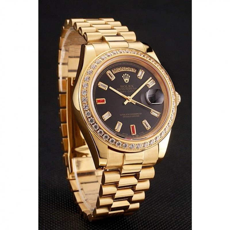 Superclone Rolex Day-Date 36mm Black Dial 1454101 - view 4