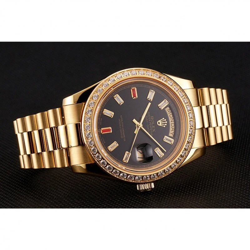 Superclone Rolex Day-Date 36mm Black Dial 1454101 - view 5