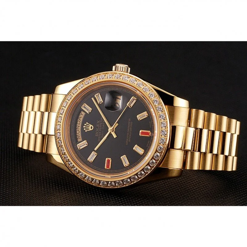 Superclone Rolex Day-Date 36mm Black Dial 1454101 - view 6