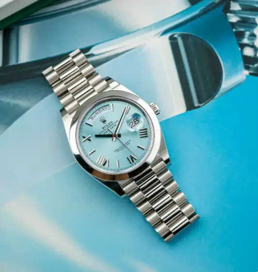 Rolex Day-Date 228396 Men’s 40mm Silver-tone Automatic - view 3