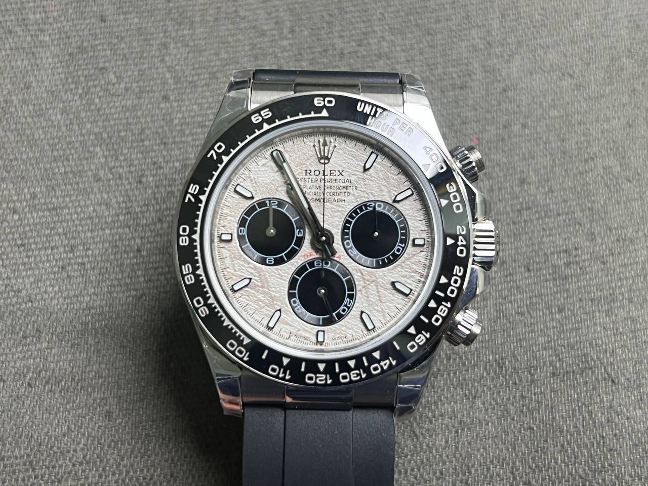 Superclone Rolex Daytona 40 mm 126519LN Meteorite Dial - view 3