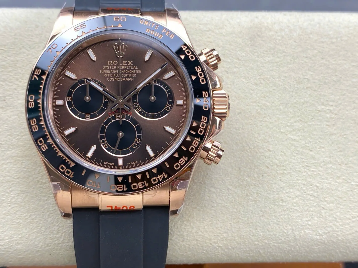 Superclone Rolex Daytona 40 mm 126515LN Bright Chocolate Dial - view 5