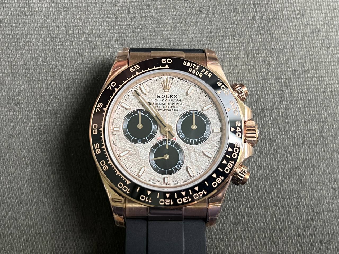 Superclone Rolex Daytona 40 mm 126515LN Meteorite Dial - view 3
