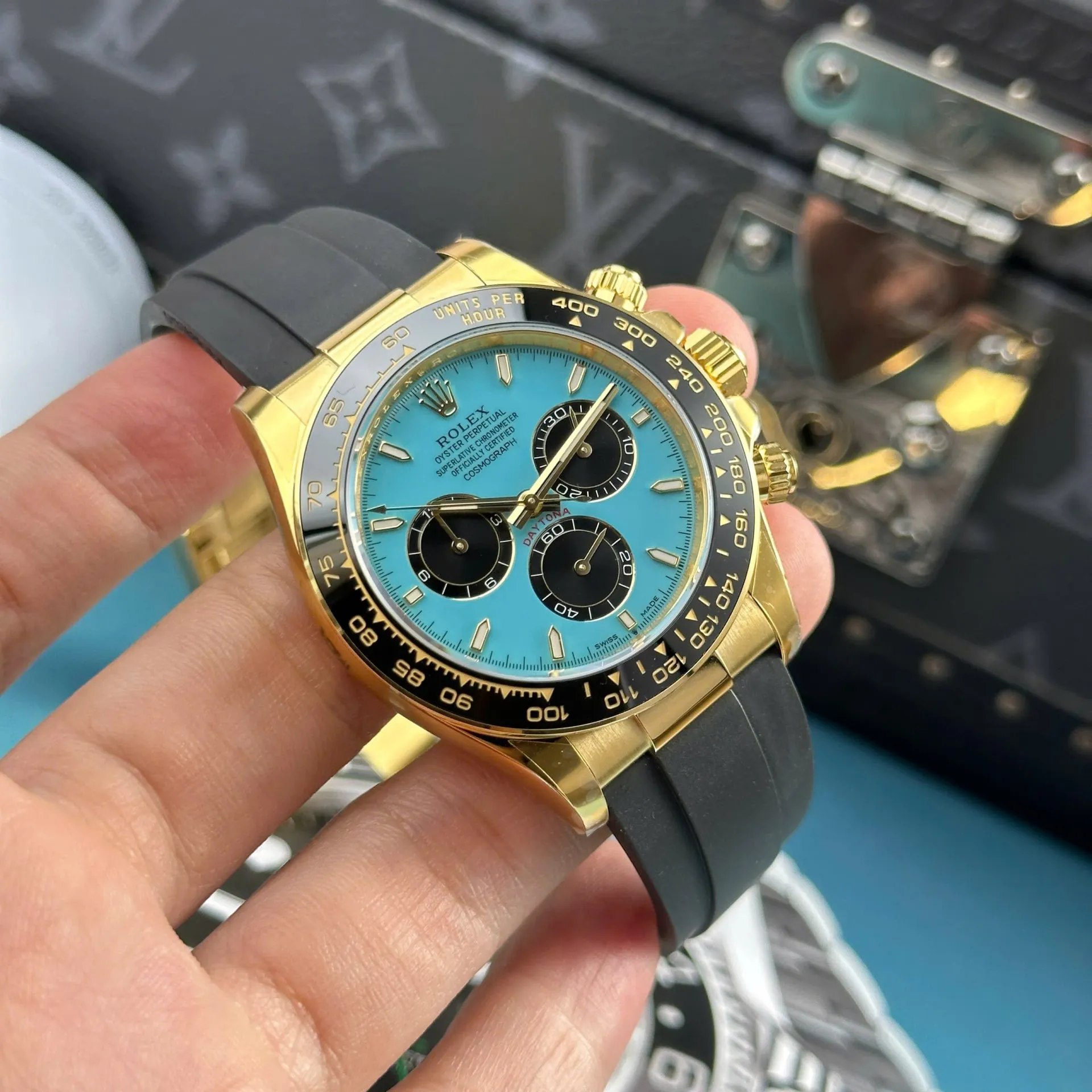 Superclone Rolex Daytona 40 mm 126518LN Tiffany Dial - view 6