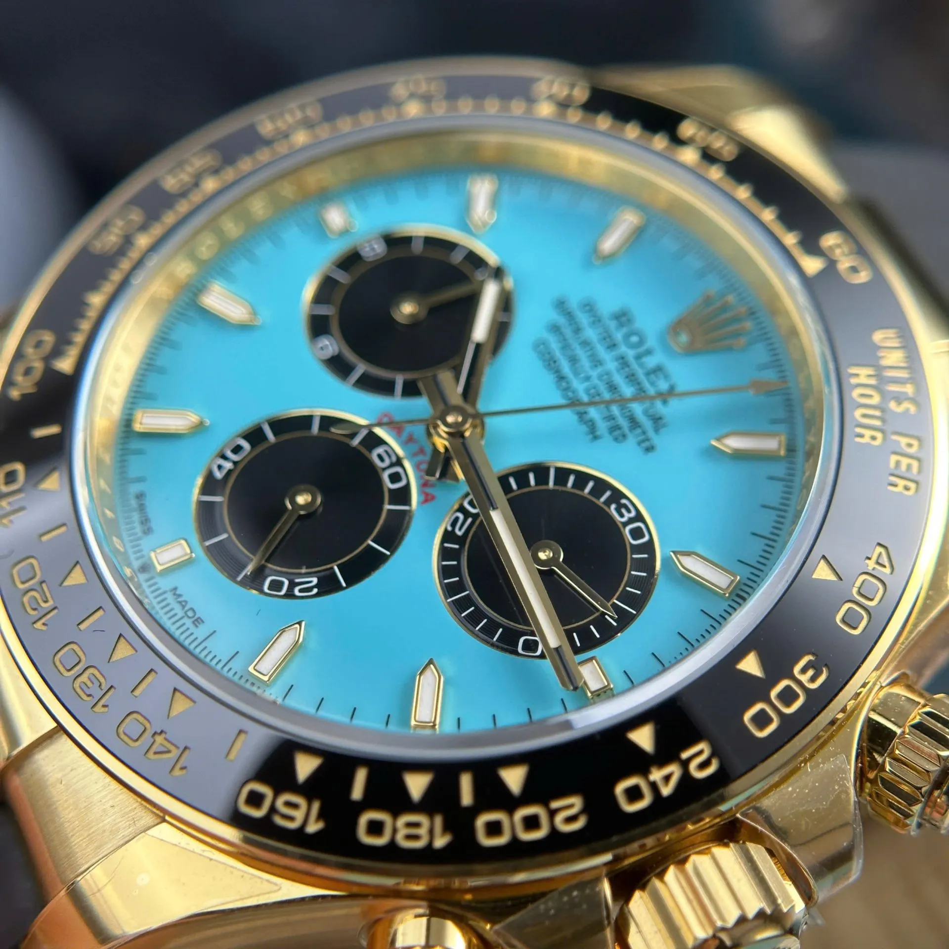Superclone Rolex Daytona 40 mm 126518LN Tiffany Dial - view 8