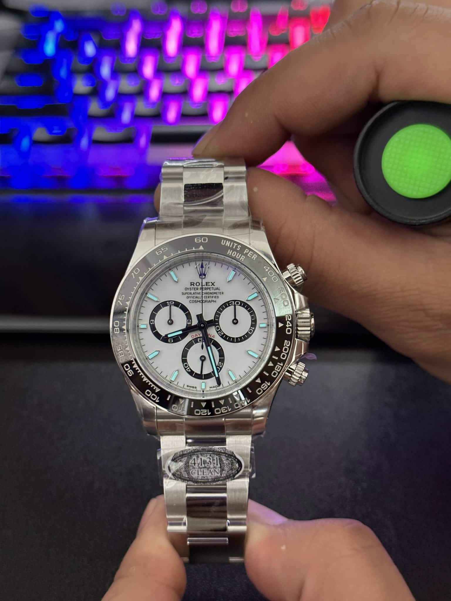 Superclone Rolex Daytona  Panda  40 mm White Dial 126500LN - view 5
