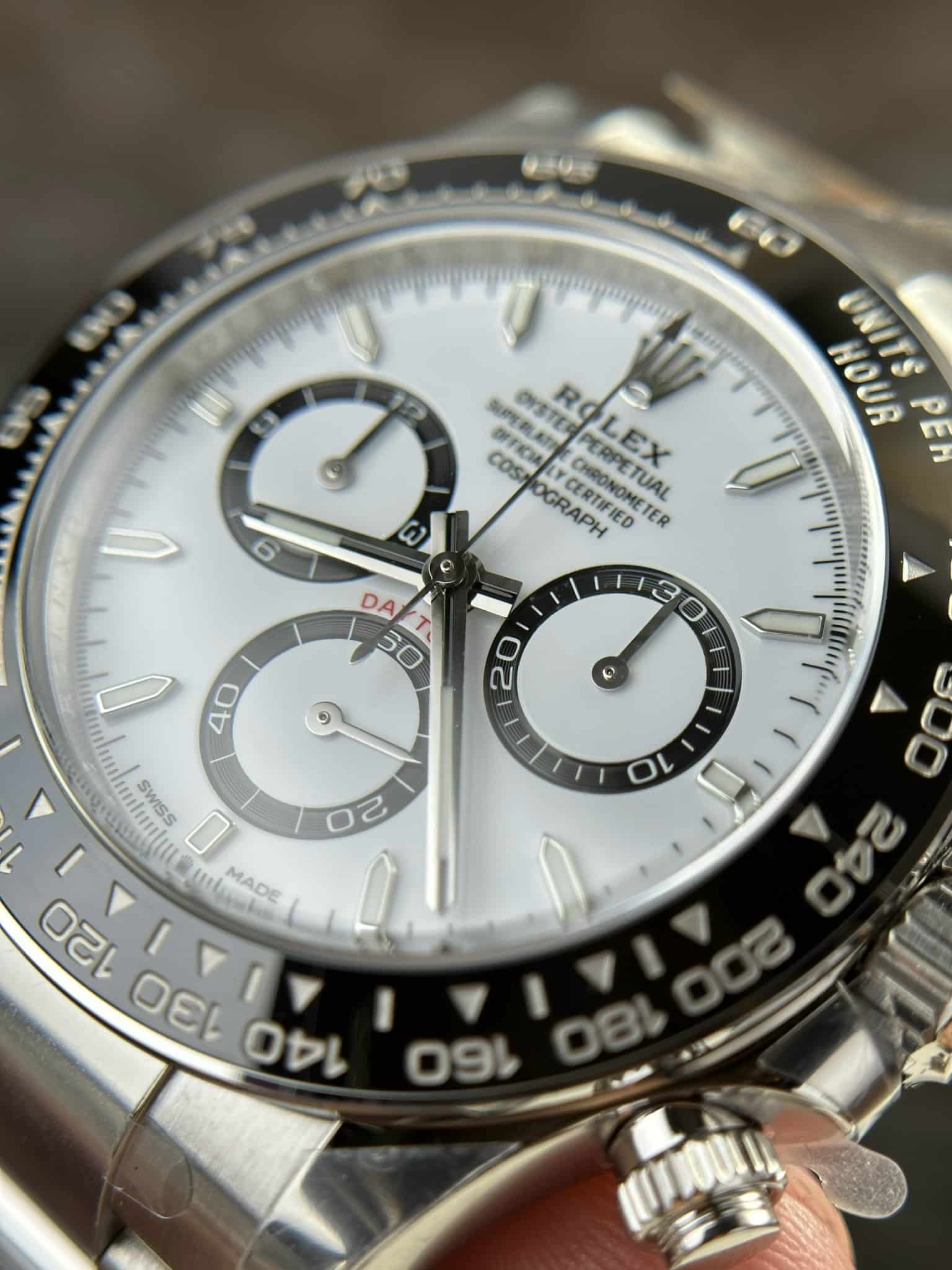Superclone Rolex Daytona  Panda  40 mm White Dial 126500LN - view 7