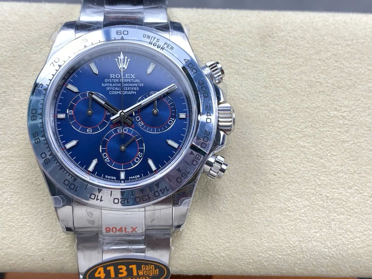 Superclone Rolex Daytona 40 mm 126509 Bright Blue Dial - view 3