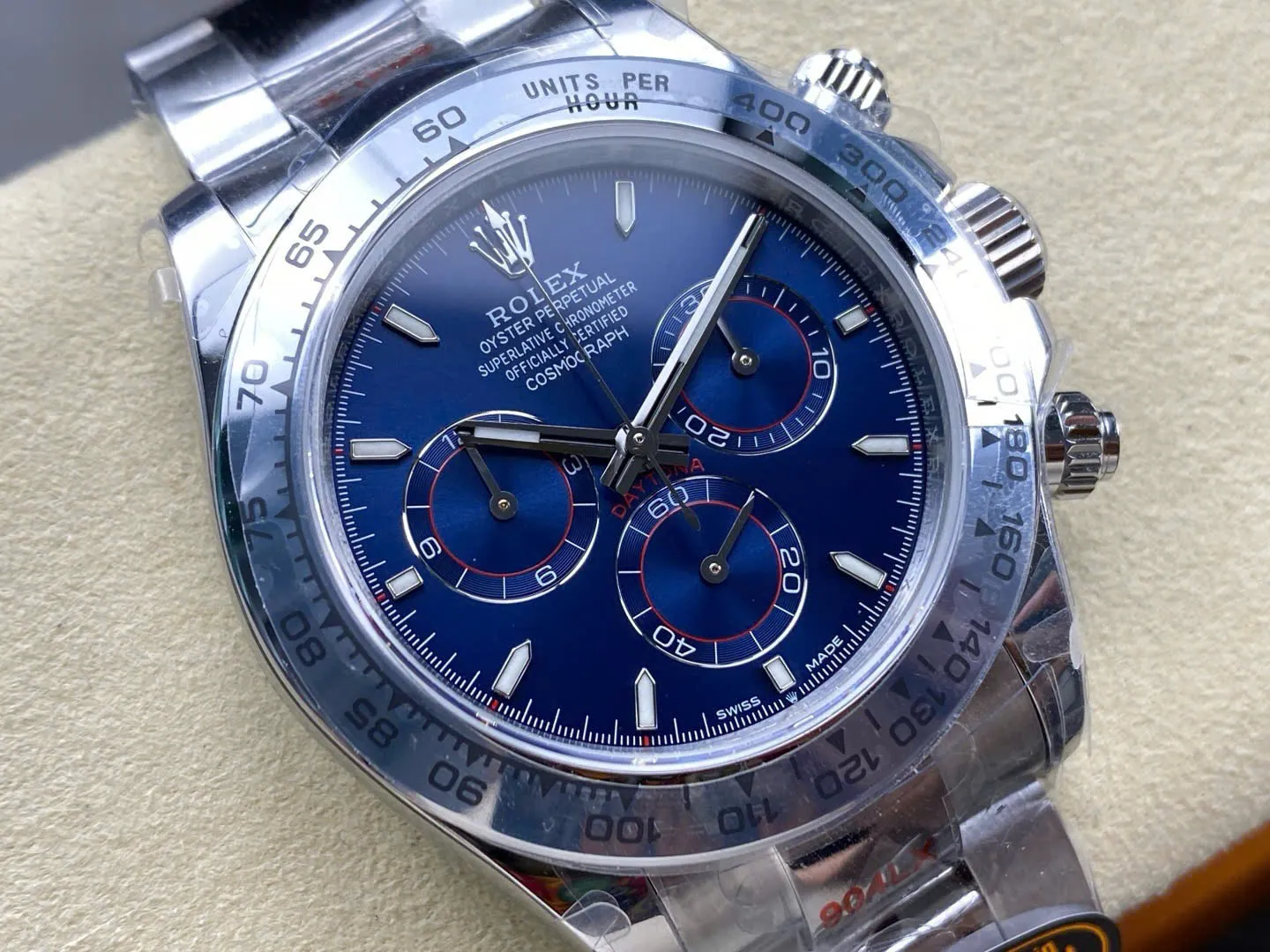 Superclone Rolex Daytona 40 mm 126509 Bright Blue Dial - view 4
