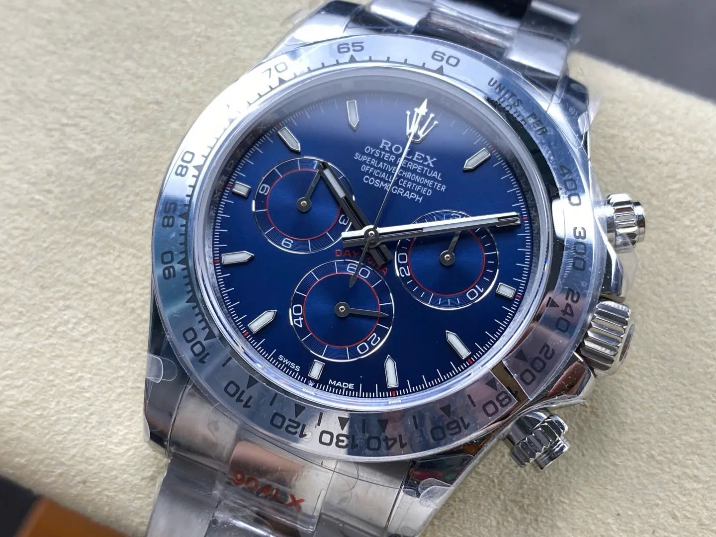 Superclone Rolex Daytona 40 mm 126509 Bright Blue Dial - view 5