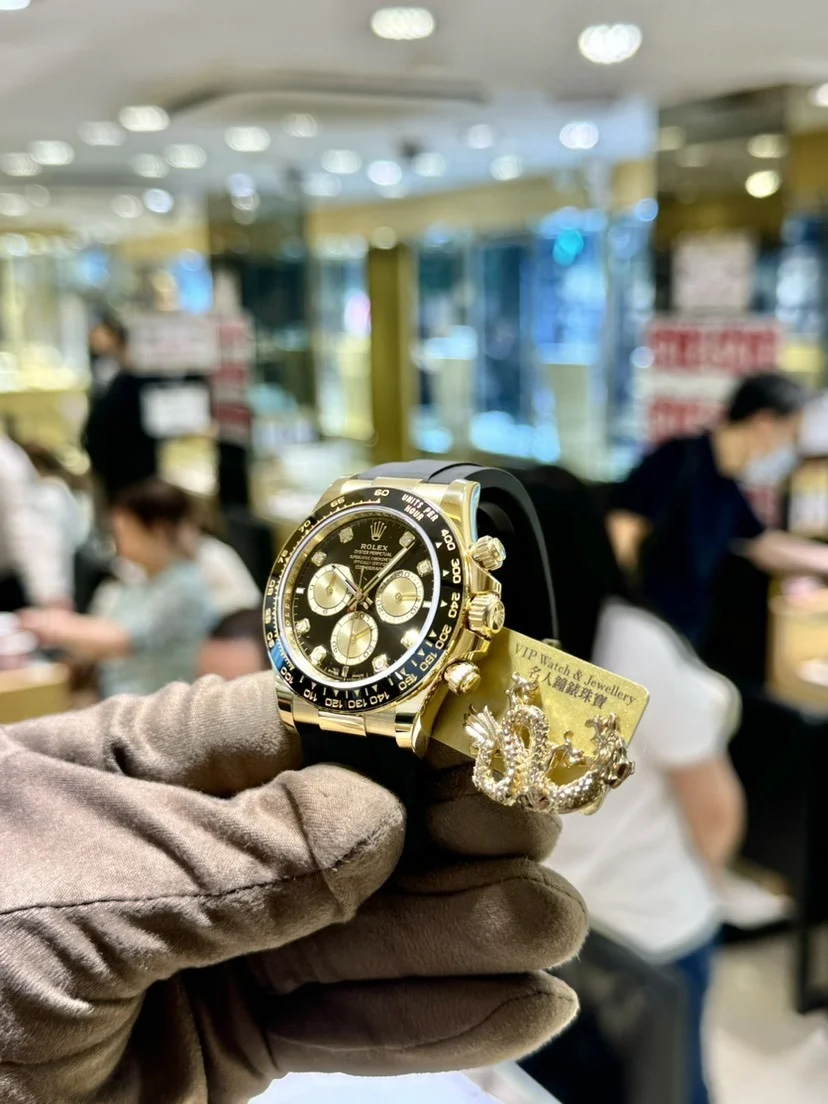 Superclone Rolex Daytona 40 mm Black Dial Yellow Gold 126518LN - view 7