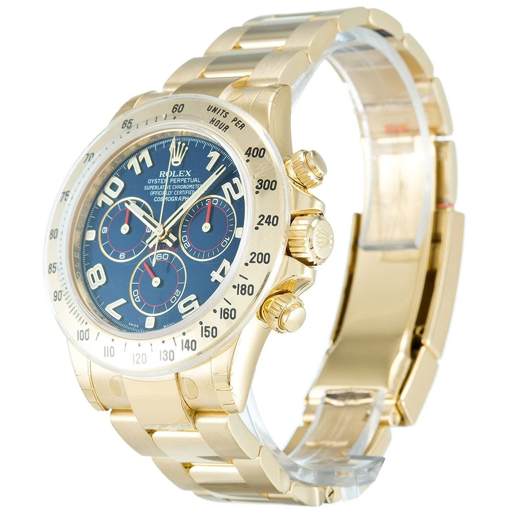Rolex Daytona 40mm Blue Dial 116528 - view 3