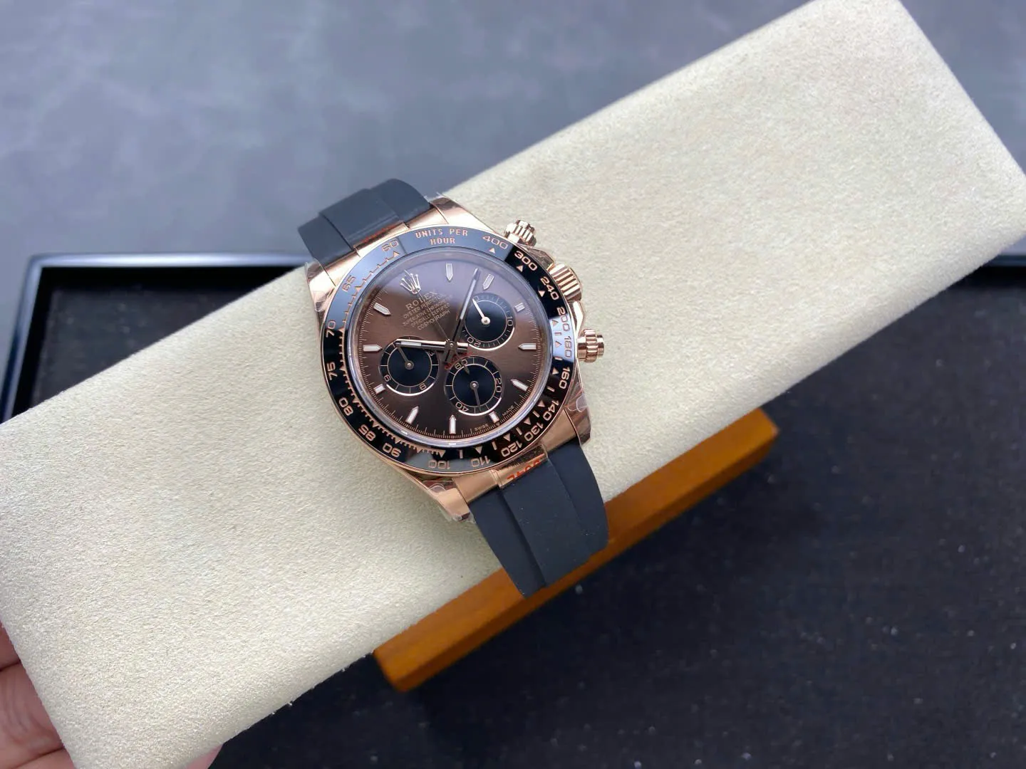 Superclone Rolex Daytona 40 mm 126515LN Bright Chocolate Dial - view 3