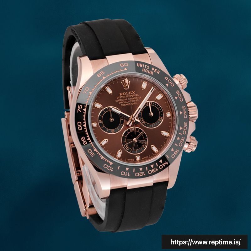 Rolex Daytona Men’s 40mm m116515ln-0041 Rubber Band Rose Gold-tone - view 4