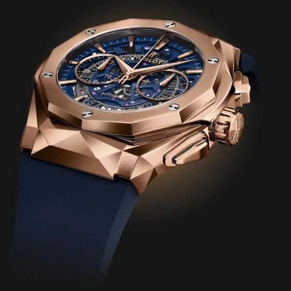 Hublot Classic Fusion Men Automatic Blue Rubber Watch 525.OX.5180.RX.ORL21 - gallery