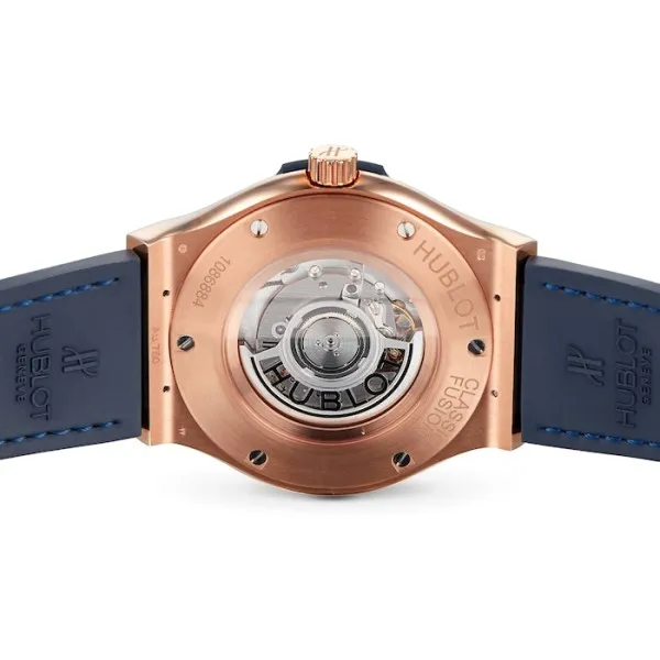 Hublot Classic Fusion Men Automatic Blue Leather Watch 511.OX.7180.LR - gallery