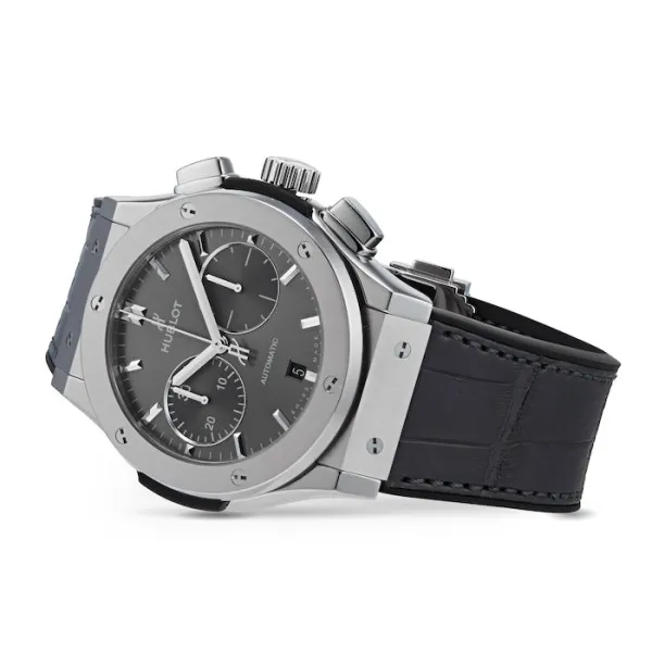Hublot Classic Fusion Men Automatic Grey Alligator Watch 521.NX.7071.LR - view 3