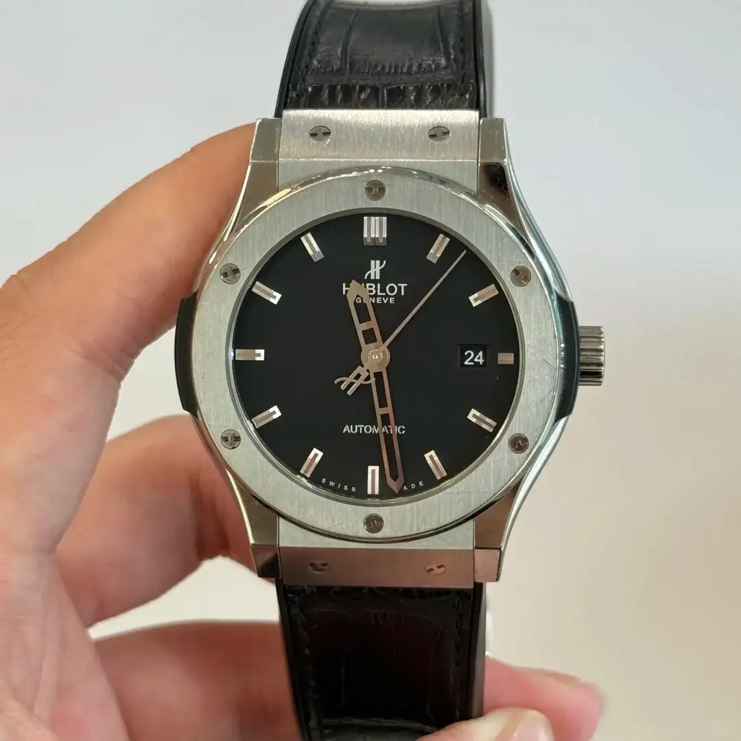 Hublot Classic Fusion Men Automatic Black Alligator Watch 565.NX.1171.LR - view 3