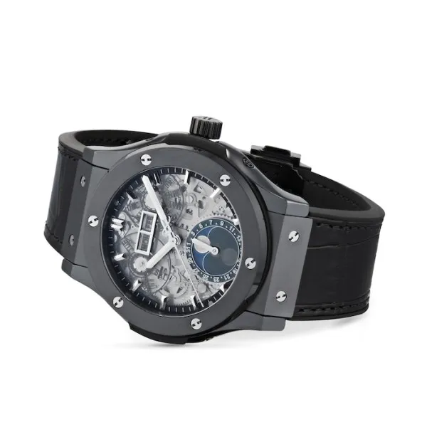 Hublot Classic Fusion Men Automatic Black Alligator Watch 547.CX.0170.LR - view 4