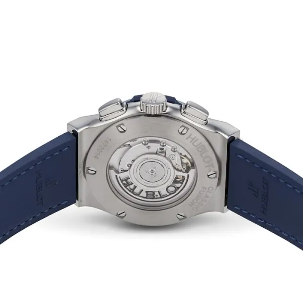 Hublot Classic Fusion Men Automatic Blue Rubber and Alligator Watch 541.NX.7170.LR - view 5