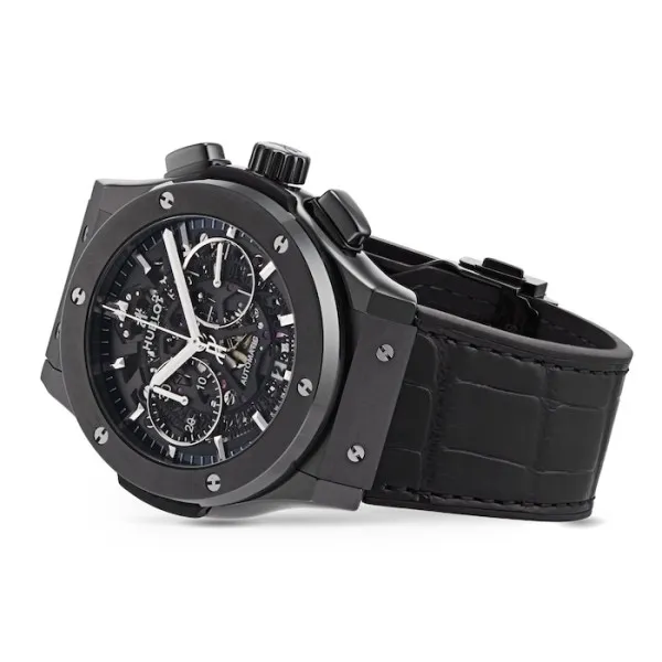 Hublot Classic Fusion Men Automatic Black Alligator Watch 525.CM.0170.LR - view 3