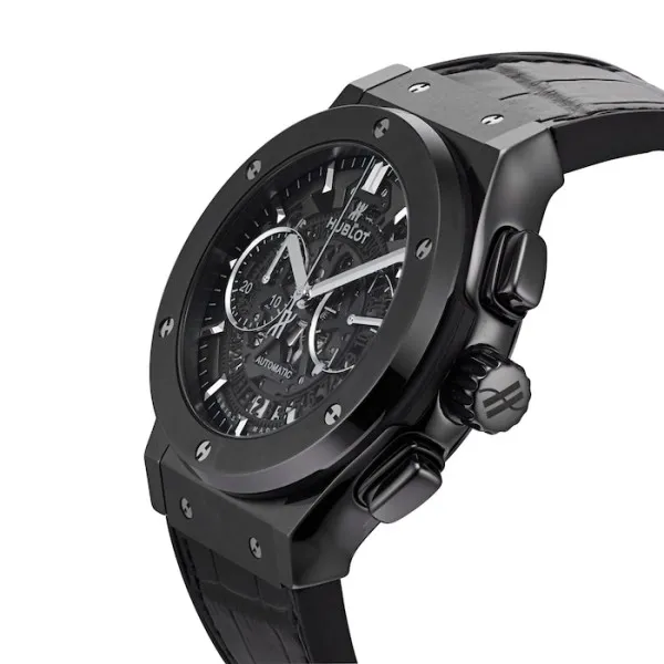 Hublot Classic Fusion Men Automatic Black Alligator Watch 525.CM.0170.LR - view 7
