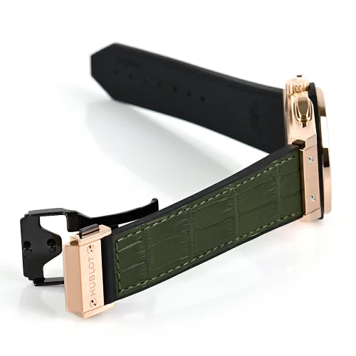 Hublot Classic Fusion Men Automatic Green Alligator Watch 521.OX.8980.LR - view 5