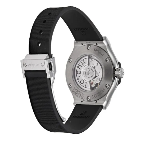 Hublot Classic Fusion Women Automatic Black Rubber Watch 582.NX.1170.RX.1204 - view 3