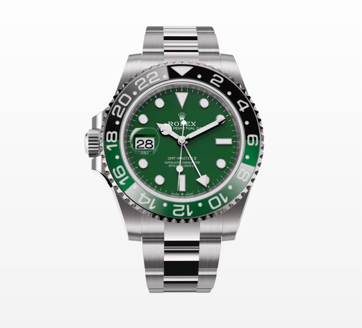 Superclone Rolex GMT-Master II 40 mm 126729VTNR Oyster “Absinthe” - view 3