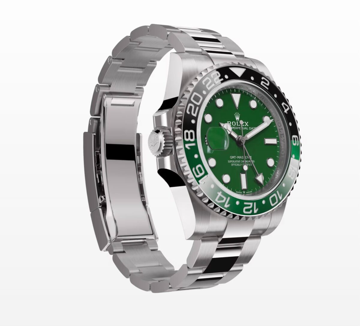 Superclone Rolex GMT-Master II 40 mm 126729VTNR Oyster “Absinthe” - view 9