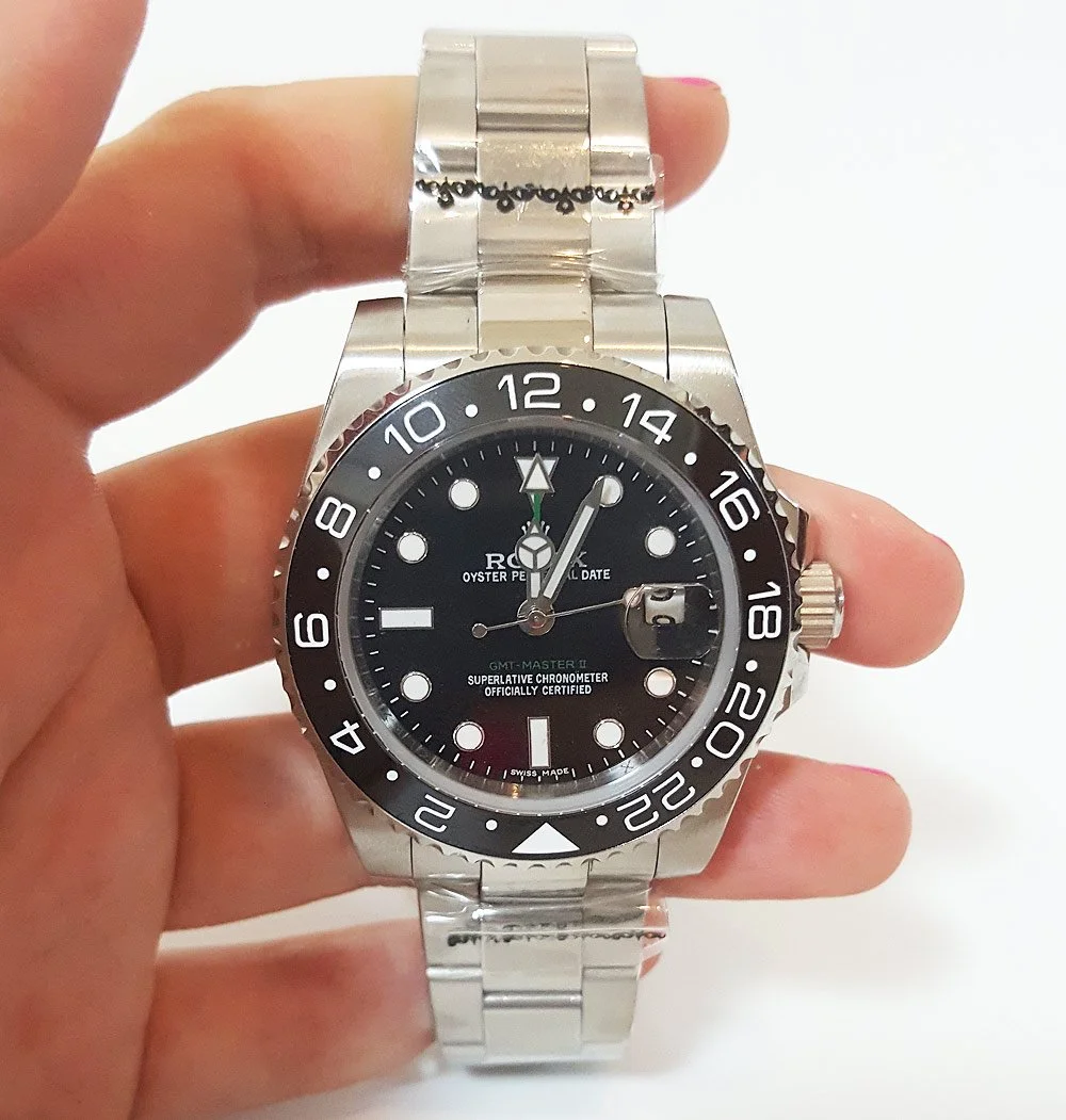 Superclone Rolex GMT-Master II 40mm Black Dial 116710 - view 6