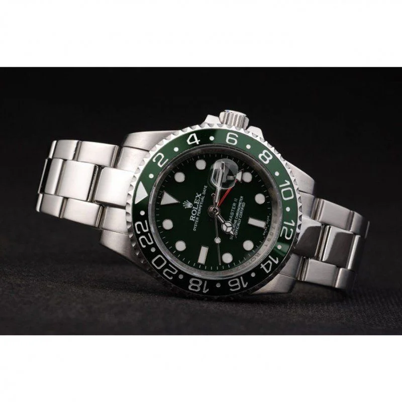 Superclone Rolex GMT-Master II 41mm Green Dial SRL48 - view 6