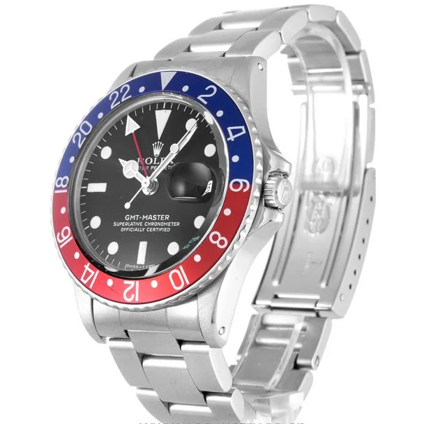 Rolex GMT-Master 40mm Black Dial 16710  Pepsi - view 4