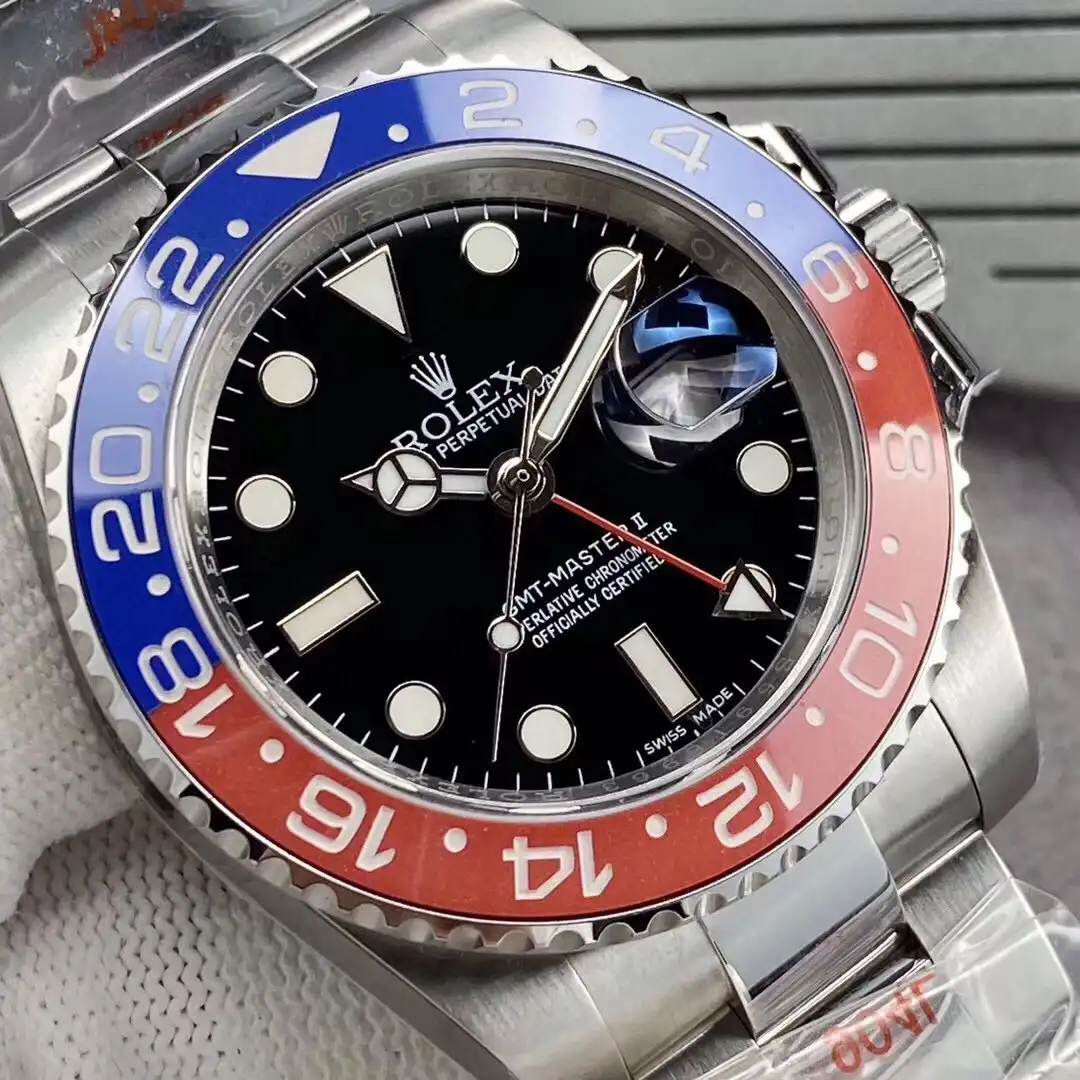 Superclone Rolex GMT-Master II 40mm 126710BLRO  Pepsi  Oyster - view 6