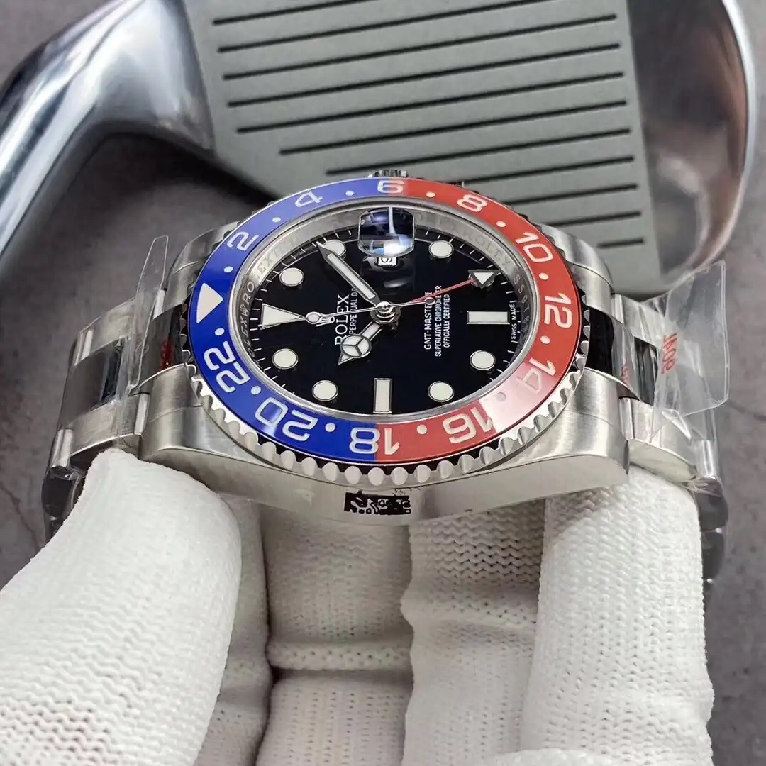 Superclone Rolex GMT-Master II 40mm 126710BLRO  Pepsi  Oyster - view 7